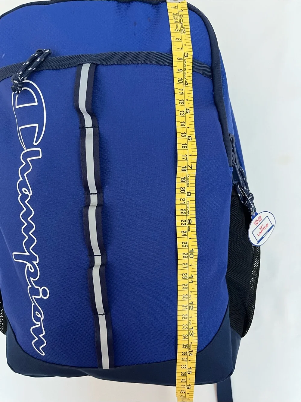Champion Royal Blue Vertical Logo Backpack